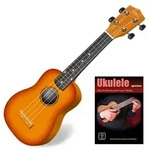 Classic Cantabile US-100 SB Sopran-Ukulele Sunburst Set inkl. Lernheft