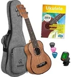 Cascha 2027 Sopran Ukulele Mahagoni Set