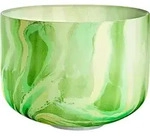 Meinl Sonic Energy MCSB10E 10" Marble Crystal Singing Bowl F4 Gr&uuml;n
