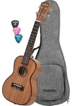 Cascha Premium Konzert Mahagoni Linksh&auml;nder Ukulele Set