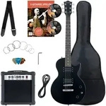 Rocktile Banger's Pack Single Cut E-Gitarren Set, 7-teilig Black