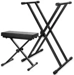 Classic Cantabile Keyboard-Set Deluxe Keyboardst&auml;nder + Keyboardbank