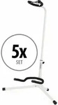 Classic Cantabile GS-30 WH Gitarrenst&auml;nder (leicht) Wei&szlig; 5x Set