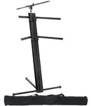 Classic Cantabile Keyboardst&auml;nder KS-100 Schwarz inklusive Mikrostativ und