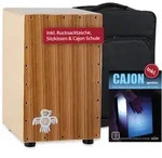 XDrum CP-484 Cajon Peruana Zebrano Set inkl. Cajonschule