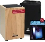 XDrum Cajon Primero Natur inkl. Cajonschule und Tasche