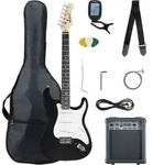 McGrey Rockit E-Gitarre ST-Komplettset Black
