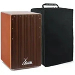XDrum Cajon El Bajo Bass Port Cocoa Brown / Ebony inkl. Tasche