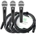 Pronomic DM-58 Vocal Mikrofon mit Schalter 3er SET inkl. 3x 5m XLR Kabel