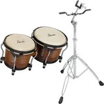 XDrum Bongos Pro Tobacco Set inkl. St&auml;nder