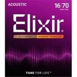 Elixir 11306 Acoustic 80/20 Bronze Nanoweb Baritone