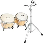 XDrum Bongos Pro Natur Set inkl. St&auml;nder
