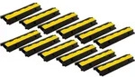 Pronomic Protector 1-100 Kabelbr&uuml;cke 1-Kammer mit Steckverbindung 12x Set