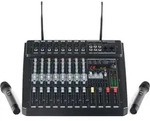 Pronomic Powermake 800 Powermischer mit Funkmikrofonen