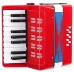 Classic Cantabile Bambino Kinder-Akkordeon 8 B&auml;sse Rot