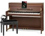 Classic Cantabile UP-1 OM Upright E-Piano Okoume Deluxe Set