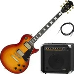 Rocktile Pro L-200OHB E-Gitarre Orange Honey Burst AK20GR Set