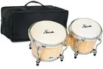 XDrum Bongos Pro Natur Set inkl. Bongotasche