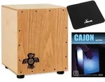 XDrum Junior Cajon Peruana Ash Set inkl. Sitzpad und Schule
