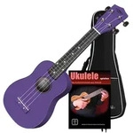 Classic Cantabile US-100 VT Sopran-Ukulele Violett Set inkl. Tasche + Lernheft