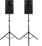 Pronomic E-215 MA 15" Aktivbox 500 Watt Stativ Set