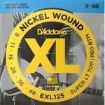 D'Addario EXL125 Super Light Top/Regular Bottom