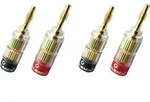 Oehlbach Banana-Verbinder Bananenstecker 4er Set