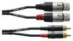 Cordial CFU 1,5 FC Cinch/XLR weiblich 1,5m Paar
