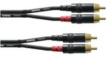 Cordial CFU 3 CC Cinchkabel 3 Meter Paar