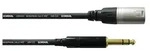 Cordial CFM 3 MV Stereoklinke/XLR Kabel 3 m Schwarz