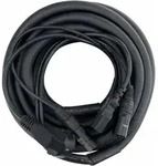 Pronomic Stage EUIECX-10 Hybridkabel Schukostecker auf Kaltger&auml;tebuchse, XLR/XLR 10m