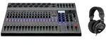 Zoom LiveTrak L-20 Digitales Mischpult Set inkl. Kopfh&ouml;rer