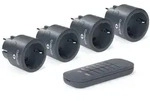 sonero Funksteckdosen-Set 4-fach 2.300 Watt Anthrazit