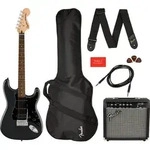 Squier Affinity Stratocaster HSS Charcoal Frost Metallic Pack