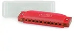 Classic Cantabile FBH-10 RD FunKids Mundharmonika C-Dur Rot