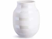 Kähler Vase "Omaggio" in Weiß - (H)20 cm
