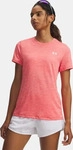 Under Armour Trainingsshirt ''Twist" in Koralle, Gr&ouml;&szlig;e XS, rot, Damen