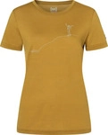 super.natural Funktionsshirt "Berggl&uuml;ck" in Gelb, Gr&ouml;&szlig;e S, Damen