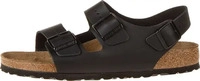Birkenstock Leder-Sandalen "Milano" in Schwarz - Weite S, Gr&ouml;&szlig;e 39, Herren