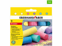 Eberhard Faber 5er-Set: Straßenmalkreiden in Bunt - 5x 6 Stück