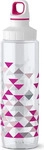 Emsa Trinkflasche "Drink2Go - Tritan" in Wei&szlig;/ Pink - 700 ml, Rosa/Wei&szlig;, Damen