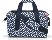 Reisenthel Weekender "Allrounder M" in Dunkelblau/ Wei&szlig; - (B)40 x (H)33,5 x...