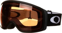 Oakley Ski-/ Snowboardbrille "Flight Tracker M" in Schwarz/ Orange, Gr&ouml;&szlig;e M,