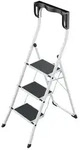 Hailo K75 ComfortLine ergonomische Stahl-Trittleiter 3 Stufen