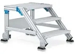 Zarges Treppenpodest 60&deg; 1000mm Stufenbreite 4 Stufen