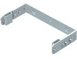 Zarges Wandhalter U-B&uuml;gelform verstellbar Edelstahl 200-250mm Wandabstand