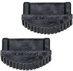 Euroline Premium Leiterfu&szlig; schwarz 94x25mm Paar