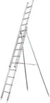 Siedra Obstbaumschiebeleiter mit ausziehbaren St&uuml;tzen 2x12 Sprossen