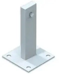 Zarges Fu&szlig;platte Stahl verzinkt 120x120mm