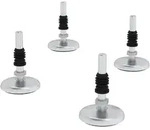 MUNK Fu&szlig;platten f&uuml;r Arbeitspodest 4 St&uuml;ck